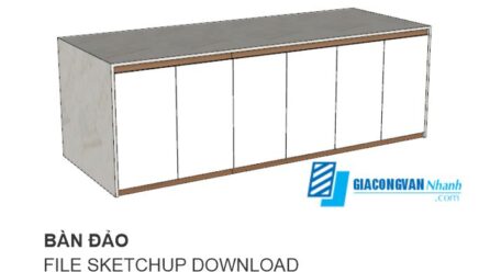 BÀN ĐẢO FILE SKETCHUP DOWNLOAD