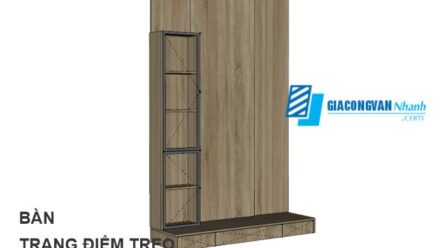 BÀN TRANG ĐIỂM TREO FILE SKETCHUP