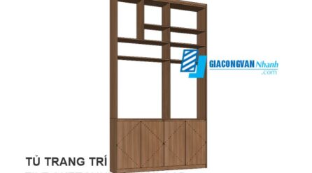TỦ TRANG TRÍ SKETCHUP