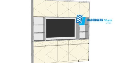 TỦ TIVI HIỆN ĐẠI FILE SKETCHUP
